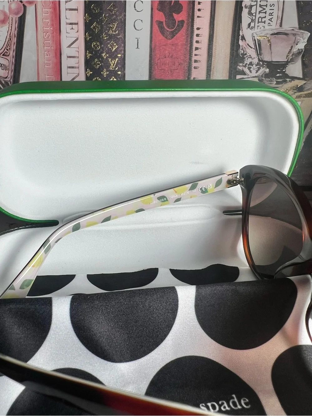 kate spade Amberlee/S Tortoise Shell Cat Eye Sunglasses with Brown Gradient Lens